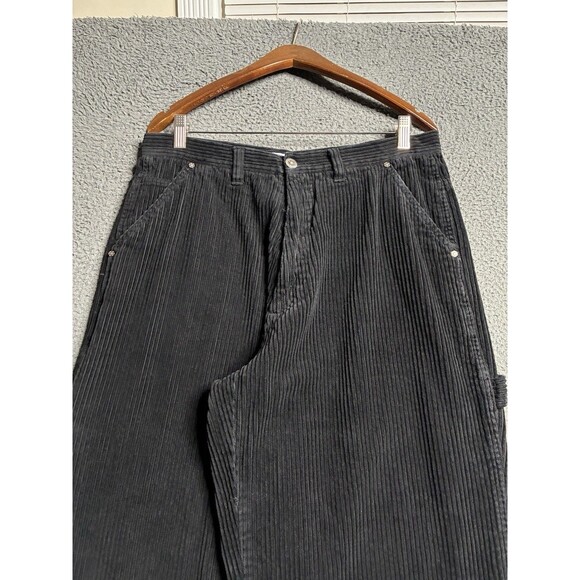 Vintage Southpole Corduroy Pants Mens 34 Carpenter Wale Y2K Wide Leg Baggy - Picture 7 of 16